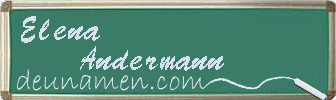 Elena Andermann Visitenkarte